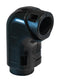 TUK PS90BK Patch Lead Adapter, 90&deg;, Black, 6.5mm OD Cat5e, Cat6 or Cat6A Ethernet Cables