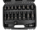 MULTICOMP PRO MP12-SS23163A Impact Socket Set, 18Pcs of 10/12/13/14/15/17/19/21/22/24mm Socket Drives 1/2" and Extension Bar