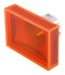EAO 51-903.3 Lens, Flush, 18 x 24mm, Rectangular, Orange, 51 Series