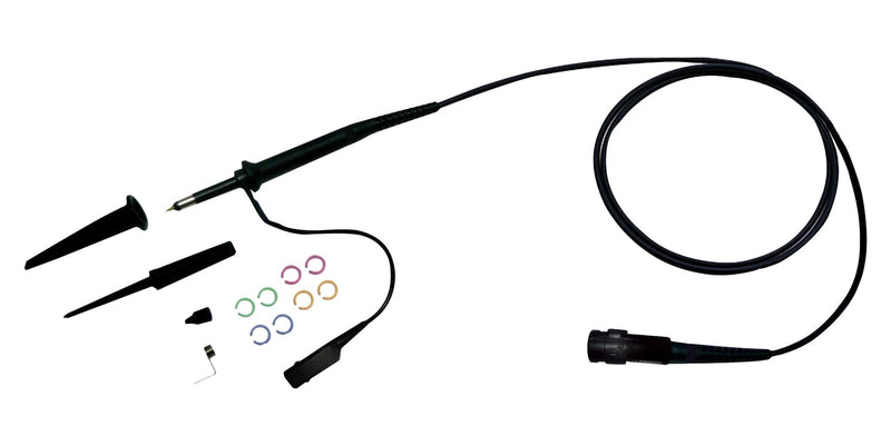 GW INSTEK 1100MT200B4A1 Oscilloscope Probe, Passive, 200 MHz, 600 V, 1:1, 10:1