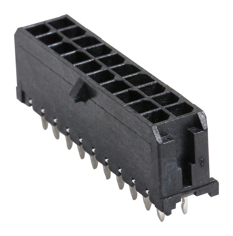 MOLEX 43045-2013 Pin Header, Wire-to-Board, 3 mm, 2 Rows, 20 Contacts, Through Hole Straight, Micro-Fit 3.0 43045