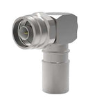 TIMES MICROWAVE TC-600-NMH-RA-D RF / Coaxial Connector, N Coaxial, Right Angle Plug, Solder, Crimp, 50 ohm