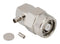 AMPHENOL RF 031-6983 RF / Coaxial Connector, TNC RP Coaxial, Right Angle Plug, Solder, Crimp, 50 ohm, 1.32mm Micro