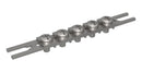 ROSE 10062002 Earth Rail, 1.122208 Aluminium Enclosure, 207 mm Length x 12 mm Width x 2 mm Height