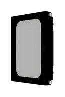 PUI AUDIO AS01508MS-SC15-WP-R Speaker, 20kHz to 550Hz, 8 ohm, 92dB, 1W, Oval with Rectangular Frame, Panel Mount