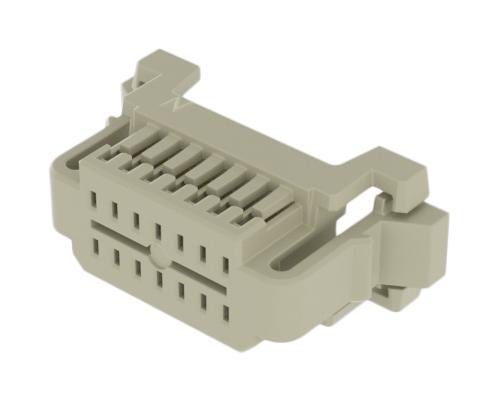 SAMTEC ISD1-07 Connector Housing, White Nylon, 2Row, MicroMate ISD1 Series, Receptacle, 14 Ways, 2.54 mm