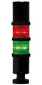 MULTICOMP PRO MP014818 Light Tower, Mini, 2 Tiers, Green/Red, 24 V, IP66, Flashing/Steady, 55 x 234mm, 77 dB, -30 to 50 &deg;C