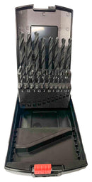 MULTICOMP PRO MP013269 Twist Drill Bit Set, HSS, Rolled Forged Straight Shank, 19 Pieces of 1 mm to 10 mm