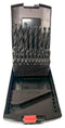 MULTICOMP PRO MP013269 Twist Drill Bit Set, HSS, Rolled Forged Straight Shank, 19 Pieces of 1 mm to 10 mm