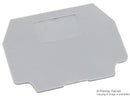 ENTRELEC - TE CONNECTIVITY 1SNA117318R2300 Accessory, Entrelec DR1.5/5 Terminal Blocks, End Plate, SNA
