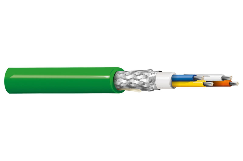 BELDEN 70007E.01305 Networking Cable, DataTuff&reg; Profinet Type B, Quad 2 Pair, Screened, Cat5e, 22 AWG, 1000 ft, 305 m