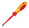 KNIPEX 98 24 02 SL Screwdriver, Slim, Phillips, #2, 212mm OAL, 100mm Blade, Chrome Vanadium Molybdenum Steel