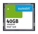 SWISSBIT SFCA040GH1AO1TB-I-EB-21P-STD Flash Memory Card, 3D pSLC, CFast Card, 40 GB
