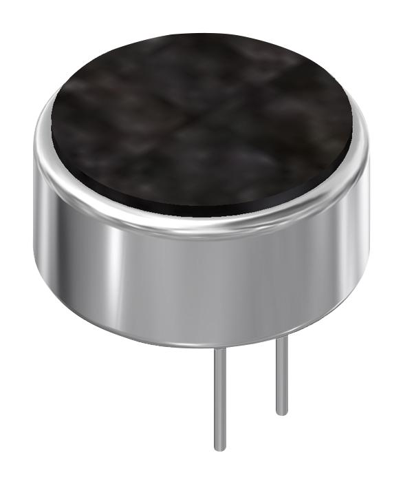 PUI AUDIO POM-3542P-R Microphone, Omnidirectional, 50 Hz to 16 kHz, 2 VDC to 10 VDC, 2.2 kohm, -42 dB, 500 &micro;A