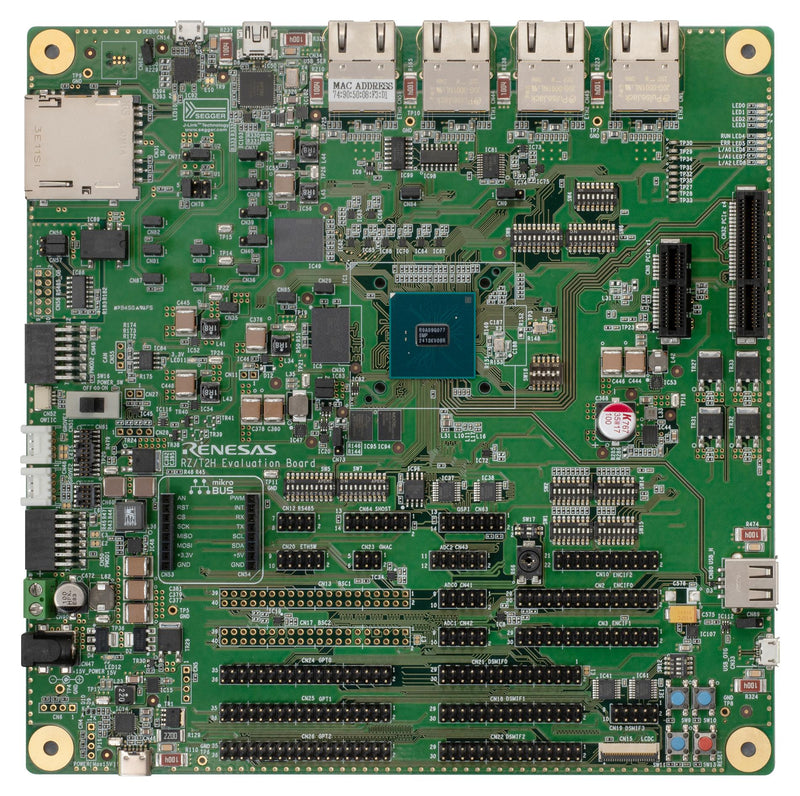 RENESAS RTK9RZT2H0S00000BJ Evaluation Board, R9A09G077M44GBG, ARM Core, 32/64bit, Cortex-A55, Cortex-R52