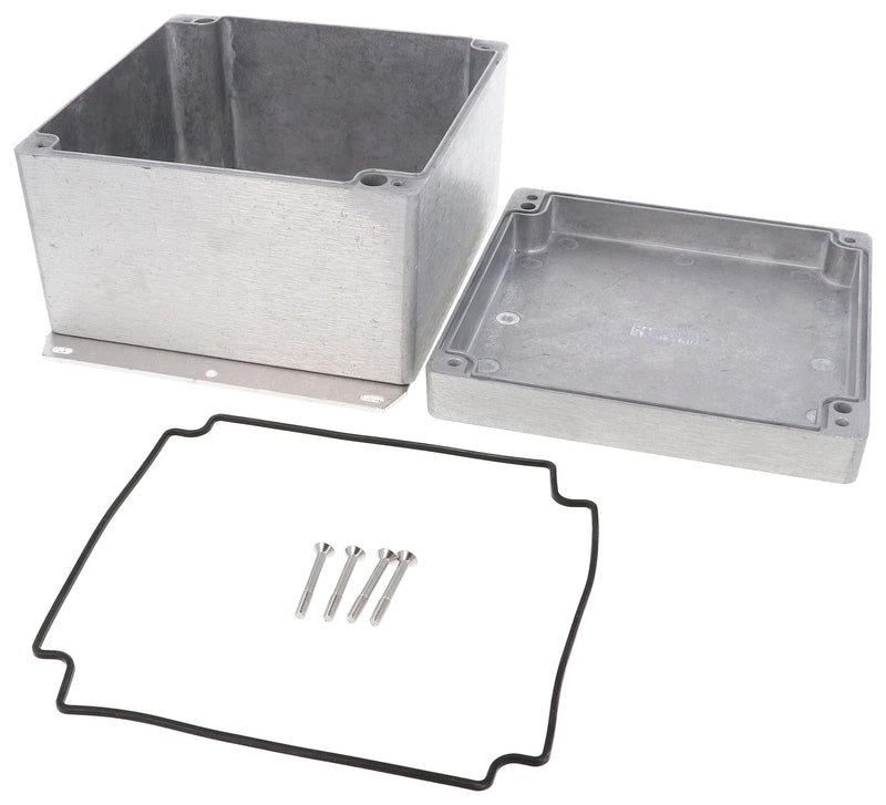 HAMMOND 1550Z139F Metal Enclosure, w/ Flange, Instrument, Diecast Aluminium, 159 mm, 159 mm, 102 mm, IP66, IP67, IP68