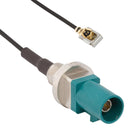 AMPHENOL RF 095-820-247-150. RF CBL, FAKRA BH-R/A MHF I LK PLUG, 6"