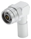 TE CONNECTIVITY 2504644-1 N-TYPE PLUG RIGHT ANGLE CRIMP LMR-400 WHITE BRONZE 44AM5280