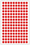 Multicomp PRO MP010410 MP010410 Label Round Self Adhesive 12 mm Paper Red