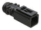 AMPHENOL SINE/TUCHEL ATBS-257-0205 BACKSHELL, RCPT CONN, 2POS, 180DEG, BLK