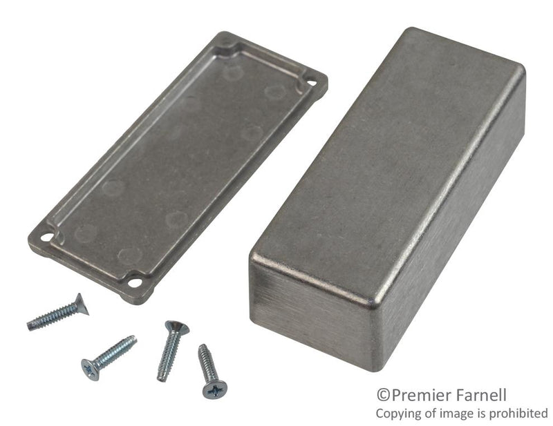 BUD INDUSTRIES CU-123 Metal Enclosure, W/ Flange, Small, Diecast Aluminium, 30.94 mm, 38.1 mm, 92.08 mm