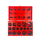 MULTICOMP PRO MP013949 O-ring Kit, 419 Pieces, Metric NBR Size, 70 Shore, Numbers On Kit R-01 to R-32