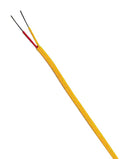 OMEGA EXTT-K-24-50 Thermocouple Extension Wire, Duplex, Type K, 24 AWG, Solid, 50 ft, ANSI, PFA, EXTT Series