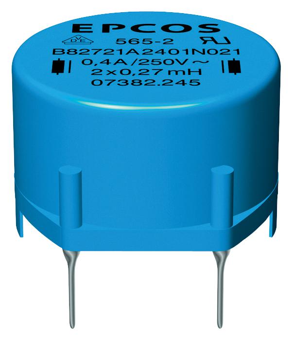 Epcos B82721A2362N001 B82721A2362N001 Choke Power Line Double Ring Core 400 &Acirc;&micro;H 3.6 A B82721A Series