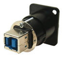 MULTICOMP PRO MP-CP30108 USB Adapter, USB Type A Receptacle, USB Type B Receptacle, USB 3.0, MP XLR FEED THROUGH USB