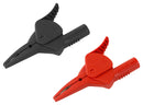 CAL TEST ELECTRONICS CT4410 Alligator Clip, 20A, 34.5 mm Jaws Open, Black, Red