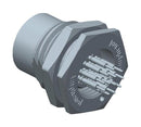 AMPHENOL LTW M12A-04PFFP-SF8002 Sensor Connector, M Series, M12, Female, 4 Positions, Solder Socket, Straight Panel PCB Mount