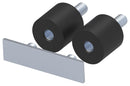 TE CONNECTIVITY SLC-VD8 Vibration Damper, 310 to 1050mm Height Safety Light Curtain, Set of 8, SLC Series 2447922-2