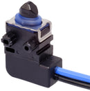 ARATAS D2EW-B03MR BY OMR Microswitch, Sealed, Ultra Subminiature, Pin Plunger, SPST-NO, Wire Leaded, 100 mA, 12 V