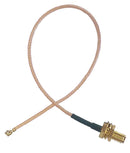 RF SOLUTIONS CBA-UFLSMA20 FEMALE SMA BULKHEAD TO UFL, 200MM