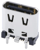 MOLEX 219320-0001 USB Connector, USB Type C, USB 2.0, Receptacle, 16 Ways, Surface Mount, Straight