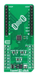 MIKROELEKTRONIKA MIKROE-6200 Add-On Board, Expand 18 Click, PCAL9714, 14Bit SPI I/O Expander