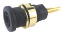 MULTICOMP PRO MP - FCR7358GB Banana Test Connector, Jack, Panel Mount, 32 A, 1 kV, Gold Plated Contacts, Black