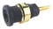 MULTICOMP PRO MP - FCR7358GB Banana Test Connector, Jack, Panel Mount, 32 A, 1 kV, Gold Plated Contacts, Black