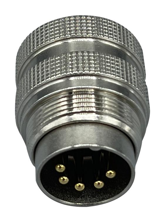 NORCOMP 878-006-103RLS1 CIRCULAR CONNECTOR, PLUG, 6POS, SOLDER