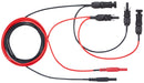 FLIR TA90 Test Lead Set, 4mm Sheathed Banana Plug, Shrouded, MC4 Plug, Socket, 1.5 kV, Black, Red, 1.52 m