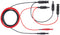 FLIR TA90 Test Lead Set, 4mm Sheathed Banana Plug, Shrouded, MC4 Plug, Socket, 1.5 kV, Black, Red, 1.52 m