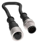 BANNER ENGINEERING BC-M12F12-M12M12-24-10. CBL ASSY, 12P M12 RECPT-M12 PLUG, 30.81