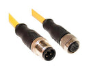Mueller Electric C4AC10M002 C4AC10M002 M12 Cordset 4-POS Male STRAIGHT-FEMALE Straight 22 AWG 2M 68AK2079 New