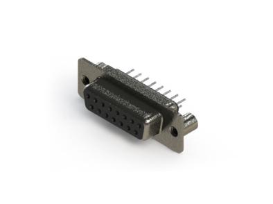 EDAC 628-015-220-049 D SUB CONN RCPT, 15POS, DA, SOLDER