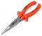 INSULATED TOOLS LTD 00061 Pliers, Snipe Nose, Nylon Thermoplastic Insulation, Carbon Steel, 200 mm L Overall Length