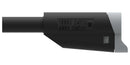 MULTICOMP PRO MP771114 Banana Test Lead, 4mm Banana Plug, Stackable, 4mm Stackable Banana Plug, 2.32 ", 59 mm, Black