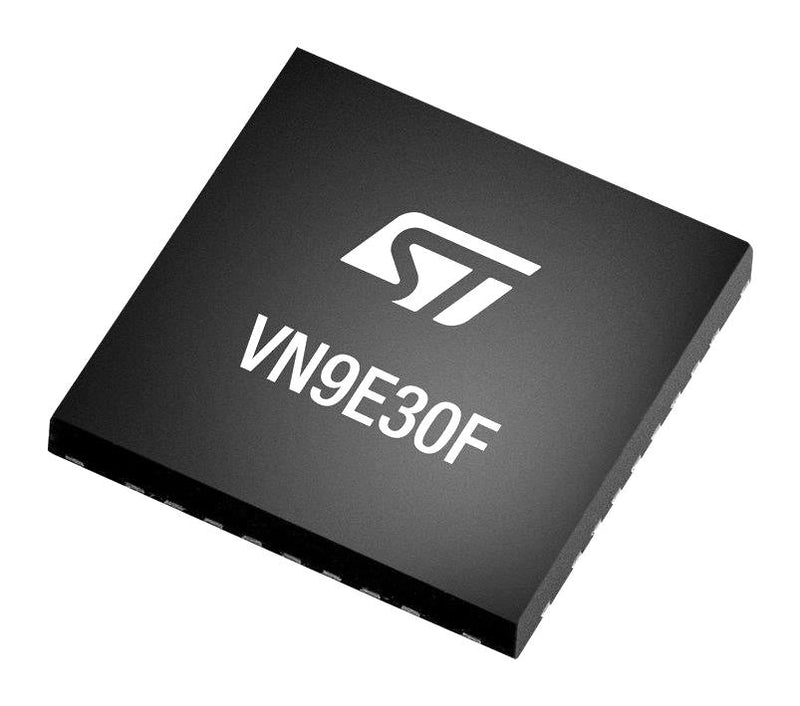 STMICROELECTRONICS VN9E30FTR Gate Driver, 6 Channels, Non-Isolated, High Side, MOSFET, 32 Pins, QFN-EP
