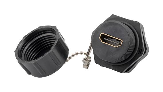 L-COM VHC00029 WATERPROOF HDMI INDUSTRIAL COUPLER 82AH3197