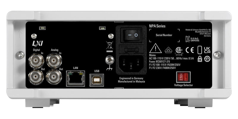 ROHDE & SCHWARZ NPA701 COMPLIANCE TESTER, 2CH, 100KHZ, 100-230V