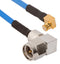 AMPHENOL SV MICROWAVE 7012-1327 RF / Coaxial Cable Assembly, 90&deg; SMA Plug to 90&deg; SMP Jack, T-Flex 405, 50 ohm, 6 ", 152.4 mm